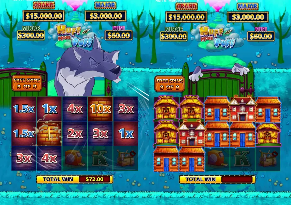 Huff and Puff Slot App
